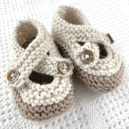 a baby shoes knitting pattern for beginners