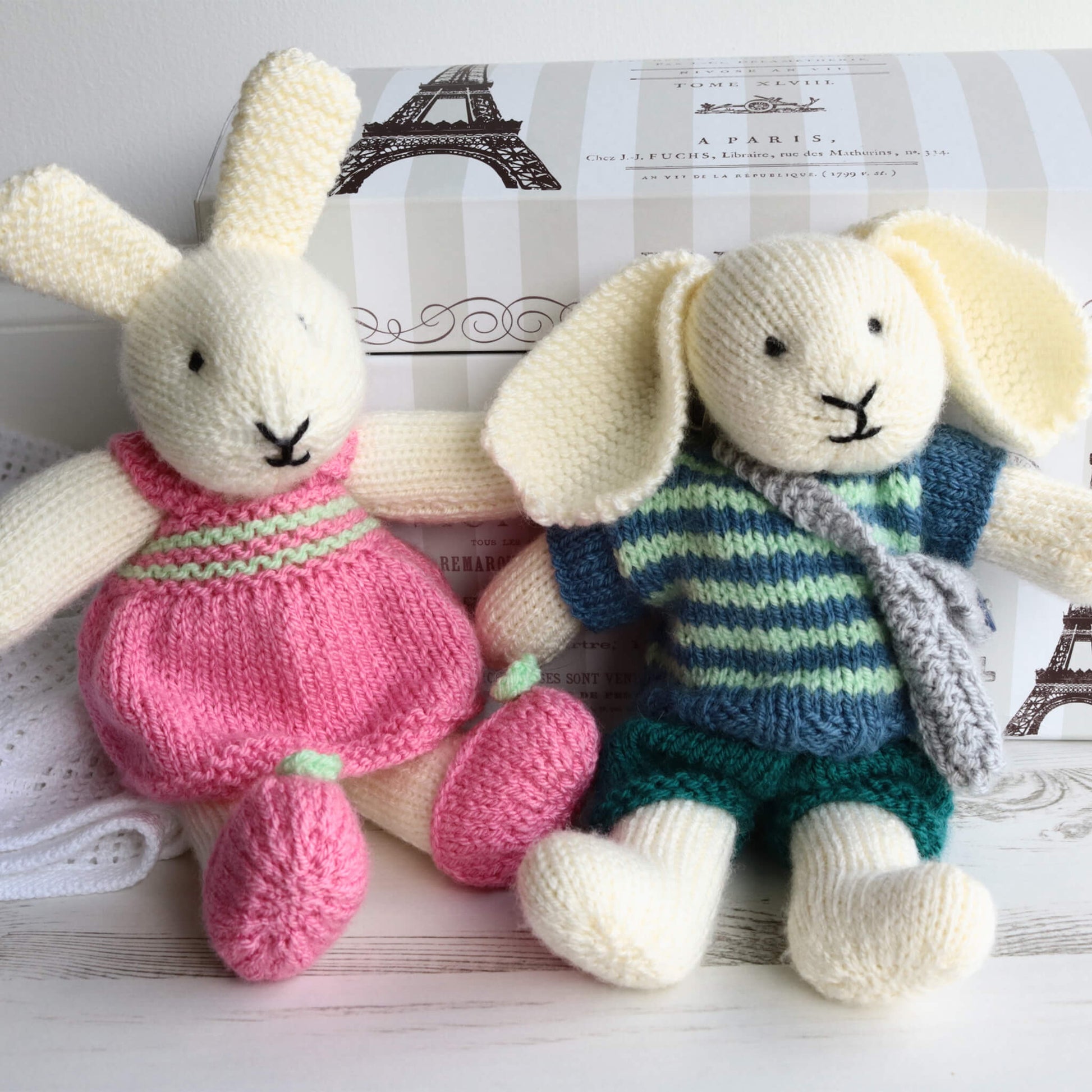 Free Rabbit Knitting Pattern Revised Boy And Girl Bunny Patterns