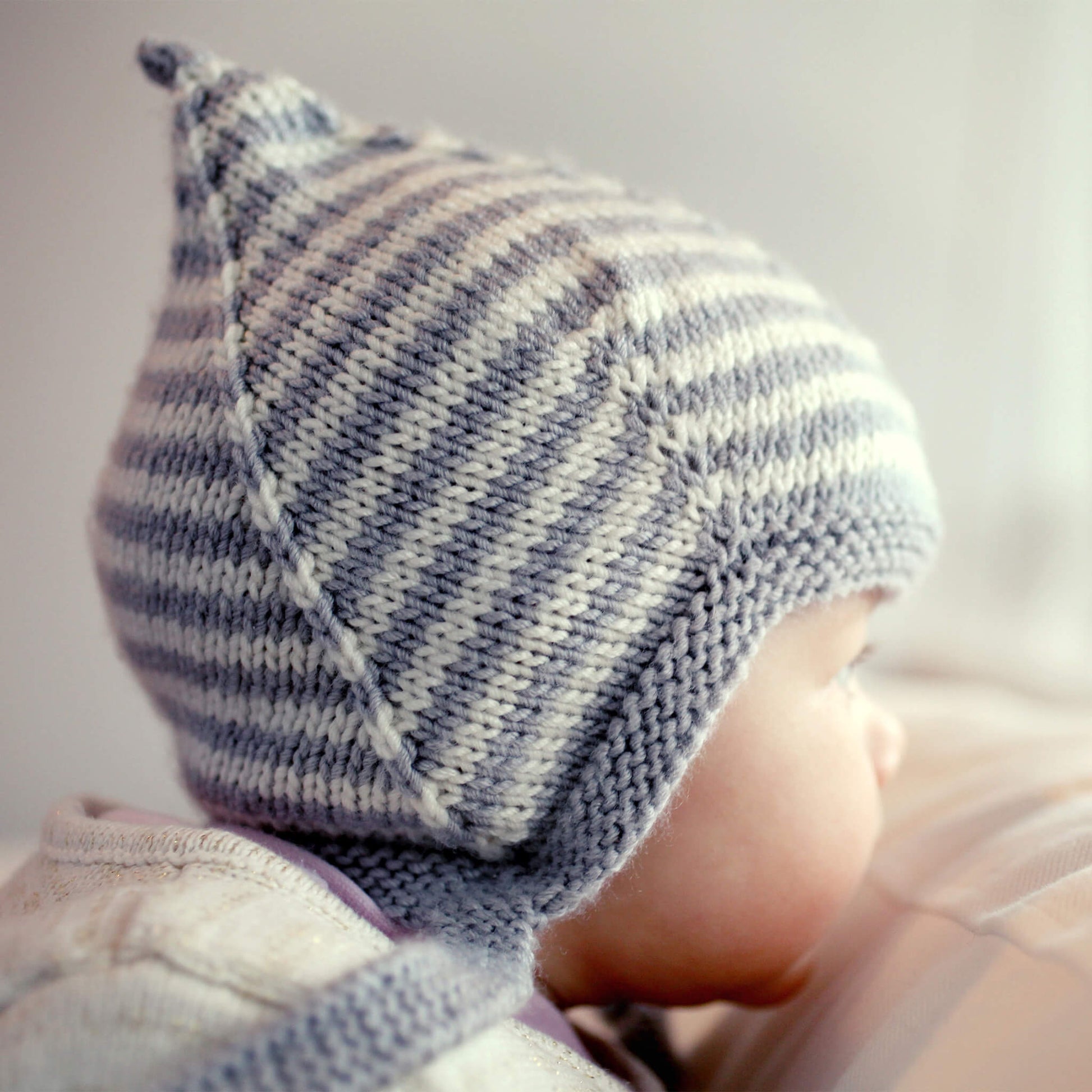 Vintage Style Baby Pixie Hat Knitting Pattern LOGAN – Lovefibres